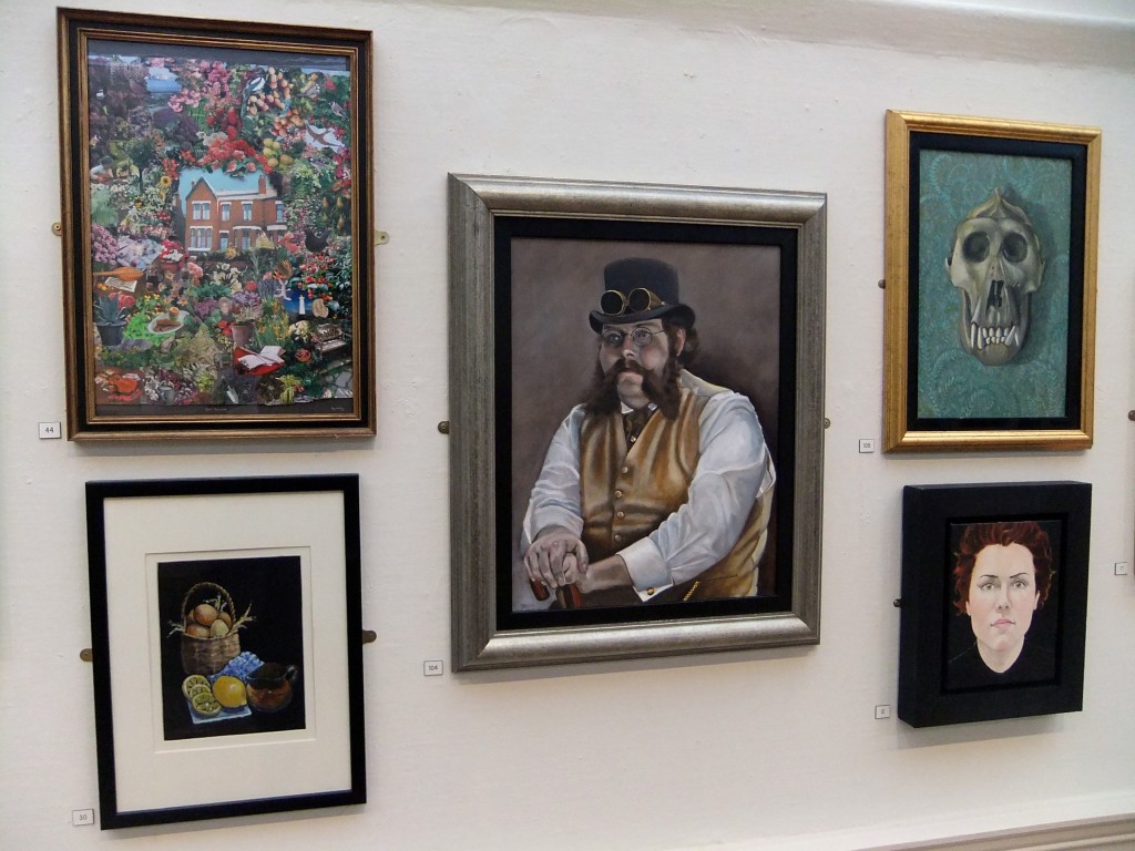 Mycroft Milverton Portrait Terry Russell Microft Williamson Gallery Wirral Society of Arts Exhibition 2011