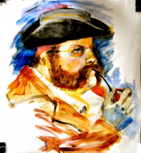 Mycroft Milverton Pirate Liver Sketch Club Bill Hassall