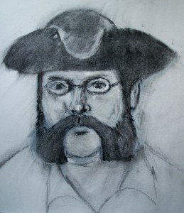 Mycroft Milverton Pirate Liver Sketch Club David Brown Graphite