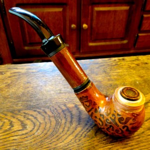 Free Standing - Wood - Electronic Pipe - E-Pipe - Epipe - Vaping - Electric Pipe - Steampunk