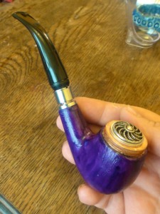 Purple EPipe - Electronic Pipe - E-Pipe - Epipe - Vaping - Electric Pipe - Steampunk