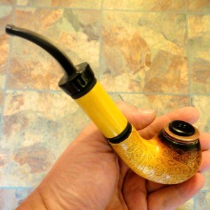 Seasoned Meeschaum Epipe - Electronic Pipe – E-Pipe – Epipe – Vaping – Electric Pipe – Steampunk